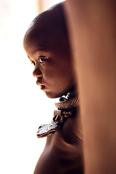 辛巴族,女孩,纳米比亚
