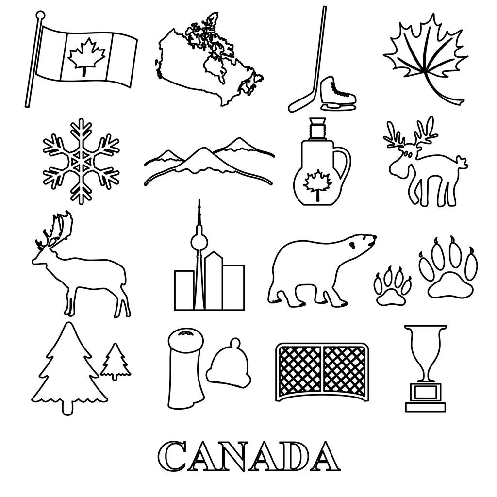 加拿大美食简笔画图片