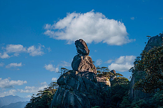 江西上饶三清山,女神峰