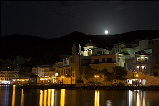 卡帕索斯,夜晚,希腊