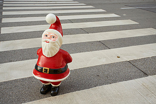 圣诞老人,人行横道