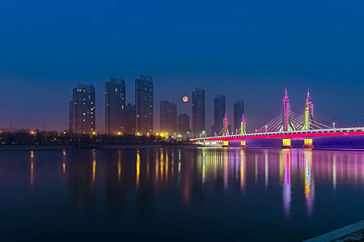 北京市通州区玉带河桥梁建筑