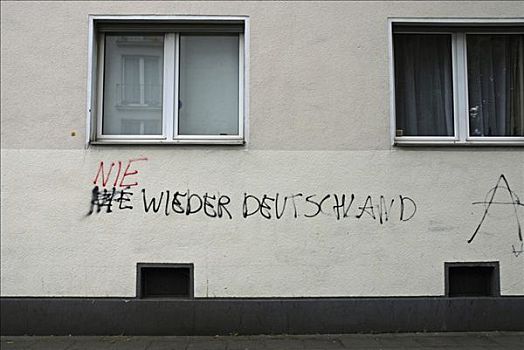 墙壁,文字,德国