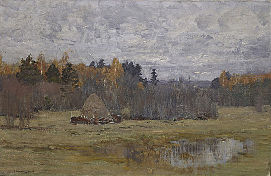 晚秋,1894年,艺术家