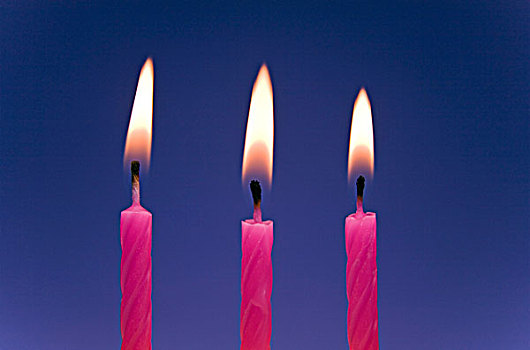 三个,照亮,生日,蜡烛
