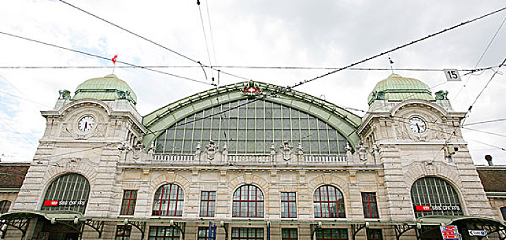 宽,风景,枢纽站,巴塞尔,瑞士