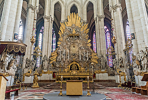 法国亚眠大教堂圣母祭坛