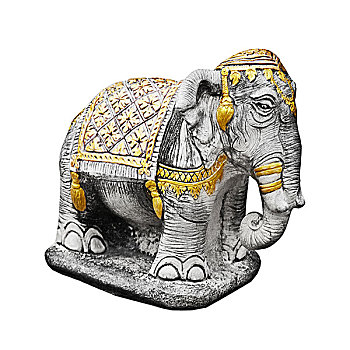 宗教,雕塑,大象,泰国