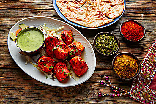 鸡肉,印度饮食,烹饪,调味品