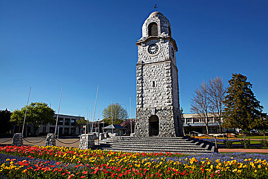 纪念,钟楼,布伦海姆,马尔伯勒,南岛,新西兰