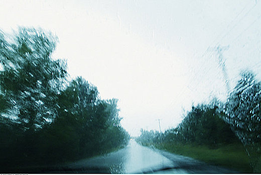 汽车,驾驶,雨