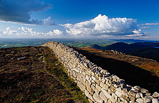 墙壁,山峦,北爱尔兰