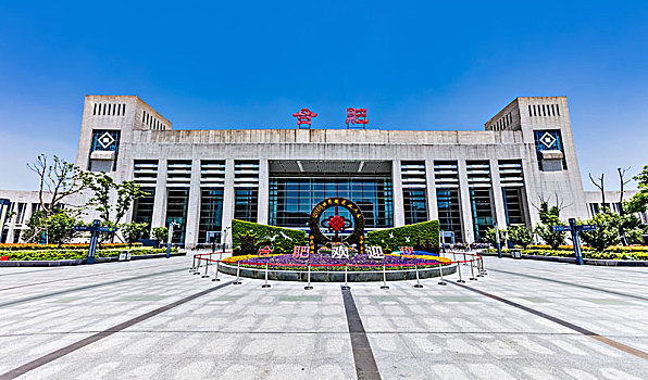 安徽省合肥市火车站建筑景观