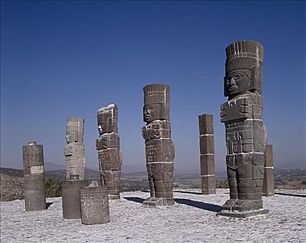 男像柱,图拉,伊达尔戈,墨西哥