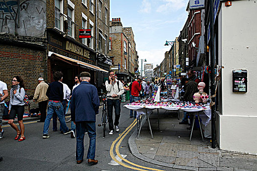 砖,道路,市场,伦敦,英国