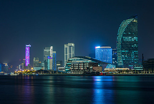 杨浦滨江夜景