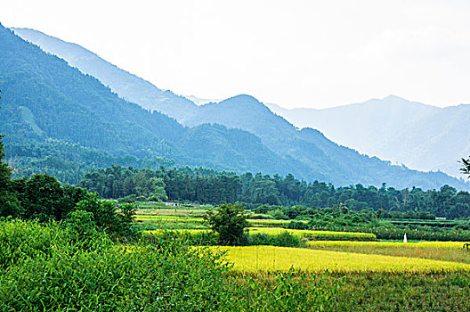 桂林山景秋色