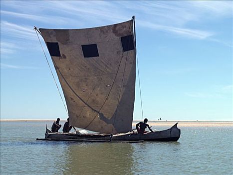 独木舟,渔船,穆龙达瓦,马达加斯加