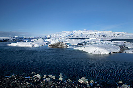 浮冰,冰河,泻湖,杰古沙龙湖,冰岛