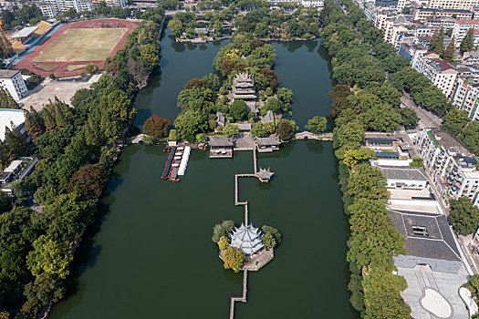 临海市江南长城,台州府城墙,东湖,风景