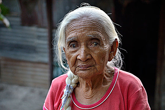老太太,90岁,贫民窟,意大利,圣萨尔瓦多,萨尔瓦多,北美