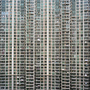 建筑,巨大,住房,市区,上海,中国