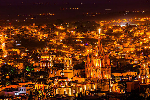 圣米格尔,墨西哥,俯瞰