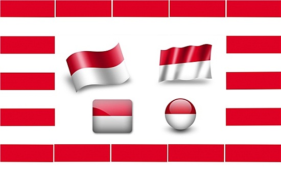 旗帜,印度尼西亚,象征