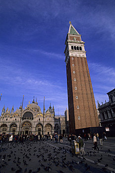 意大利,威尼斯,圣马可广场,钟楼,圣马科