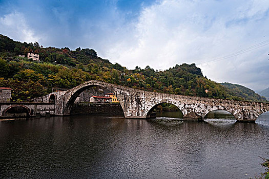桥,博尔戈,托斯卡纳,意大利,欧洲