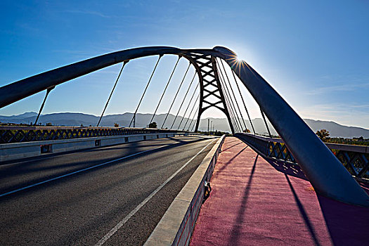 桥,上方,胡卡尔河,瓦伦西亚,西班牙
