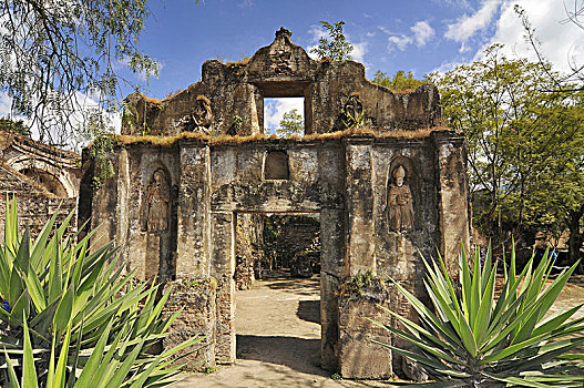 危地马拉,安提瓜岛,遗址,殖民地,教堂