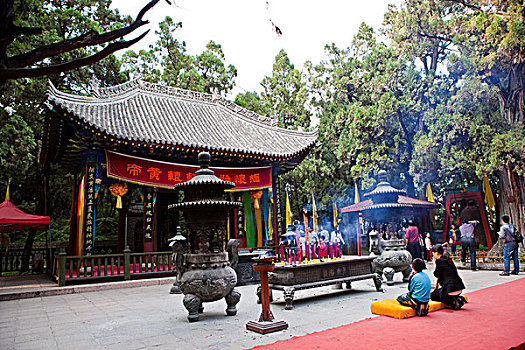 陕西黄帝陵,寺庙