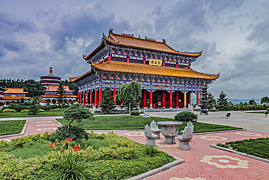 黑龙江省海林市报恩寺建筑景观
