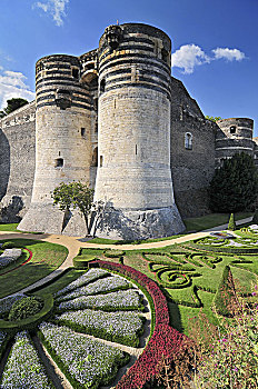塔,城堡,昂热,座椅,金雀花王朝,缅因与卢瓦省,西部,法国