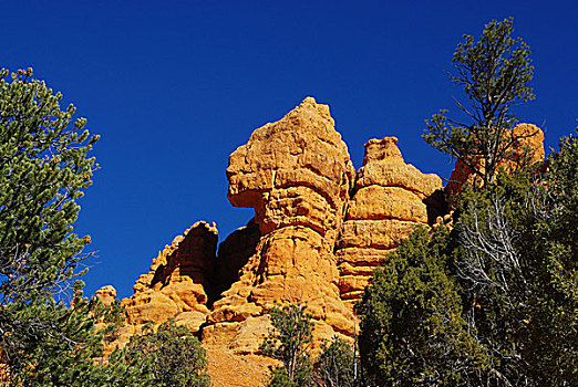 石头,红色,峡谷,区域,靠近,犹他