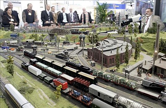 模型,铁路,尺寸,纽伦堡,国际,玩具,2006年,巴伐利亚,德国,欧洲