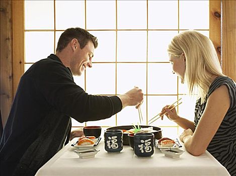 伴侣,日本人,餐馆
