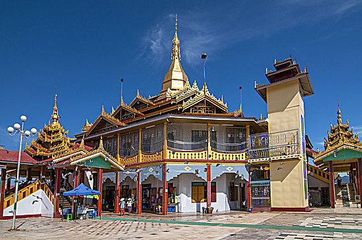 塔,茵莱湖,掸邦,缅甸