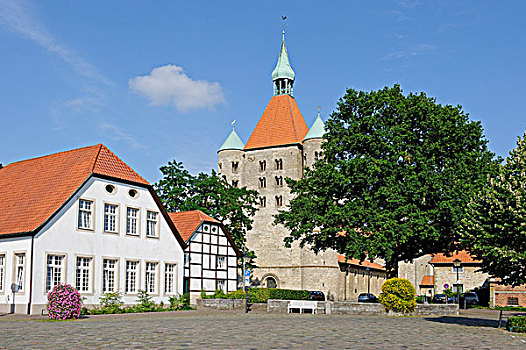 施梯夫教堂,夫拉克恩霍斯特,高校,教堂,北莱茵威斯特伐利亚,德国,欧洲