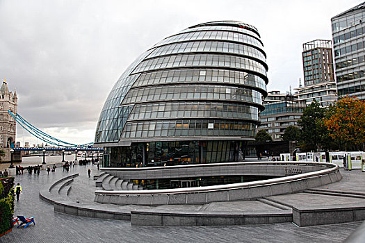 英国,伦敦,塔桥,市政厅,伦敦市政厅