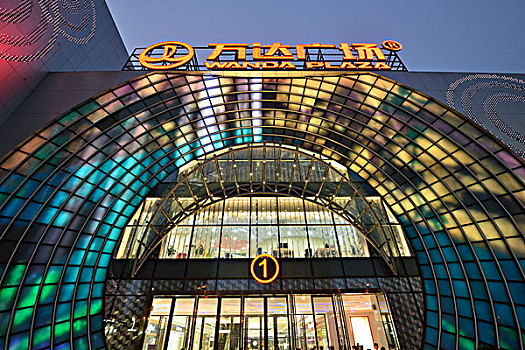 松江万达广场夜景