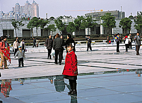 女孩,照片,上海,中国