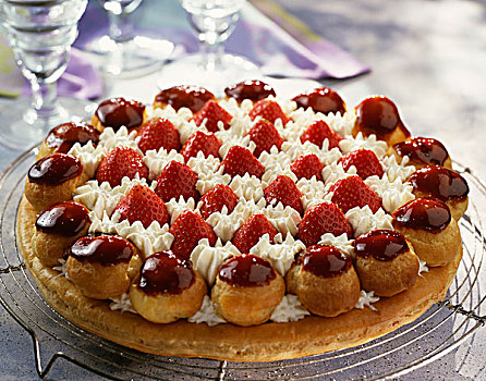 圣徒,草莓蛋糕,甜点