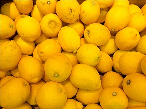黄色,柠檬,柑橘,超市,食物,背景,零售