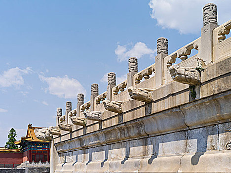 滴水兽,故宫,北京,中国