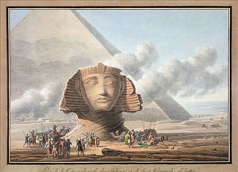 头部,卡夫拉金字塔,吉萨金字塔,埃及,艺术家