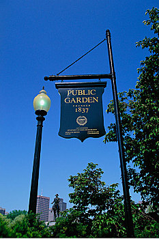波士顿公共公园,波士顿,马萨诸塞,美国