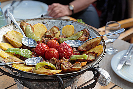 阿塞拜疆,巴库,食物,烹饪,蔬菜