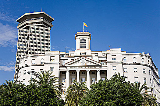 建筑,政府建筑,加泰罗尼亚,巴塞罗那,西班牙